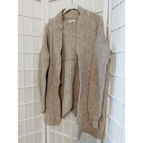 Lou & Grey Grey Knit Cardigan - Picture 1 of 6
